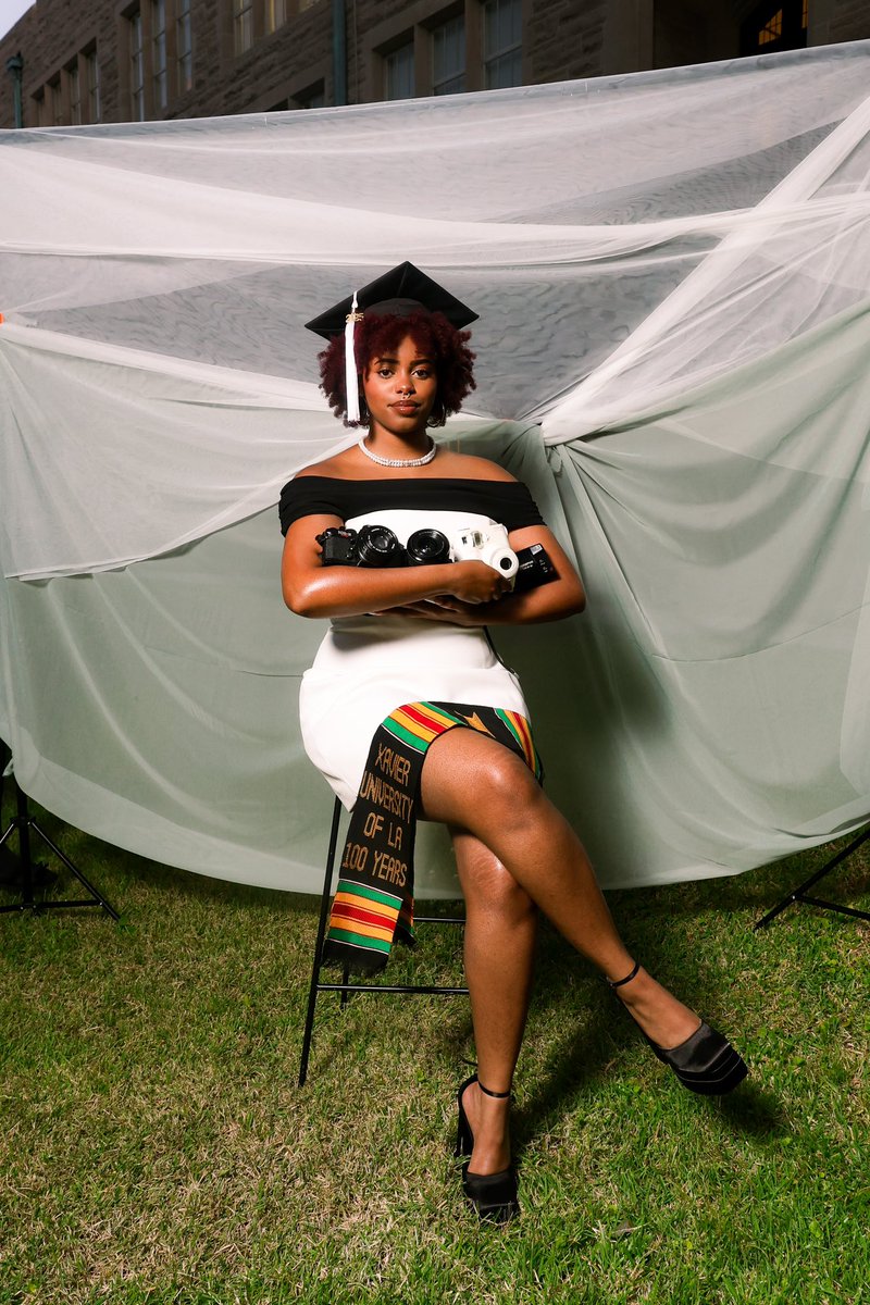 omaria de’jur ackerson
black documentarian
bachelors of arts in mass communication 
double concentration in political science and theology

#ClassOf2025 #xula1925 #hbcugrad