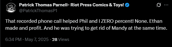 WartTheWizard's tweet image. Ouch... "and he was trying to get rid of Mandy at the SAME TIME." So the purpose of the call was 100% for those 2 to have me cancelled and removed from CG. 

Of course it didn't "help" you two, but only because it didn't work. You SJW pricks failed tremendously. This call