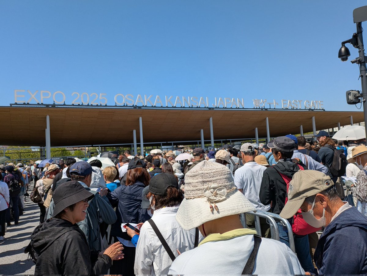 大阪万博突入💨連休明けなのに人が多すぎる😮‍💨