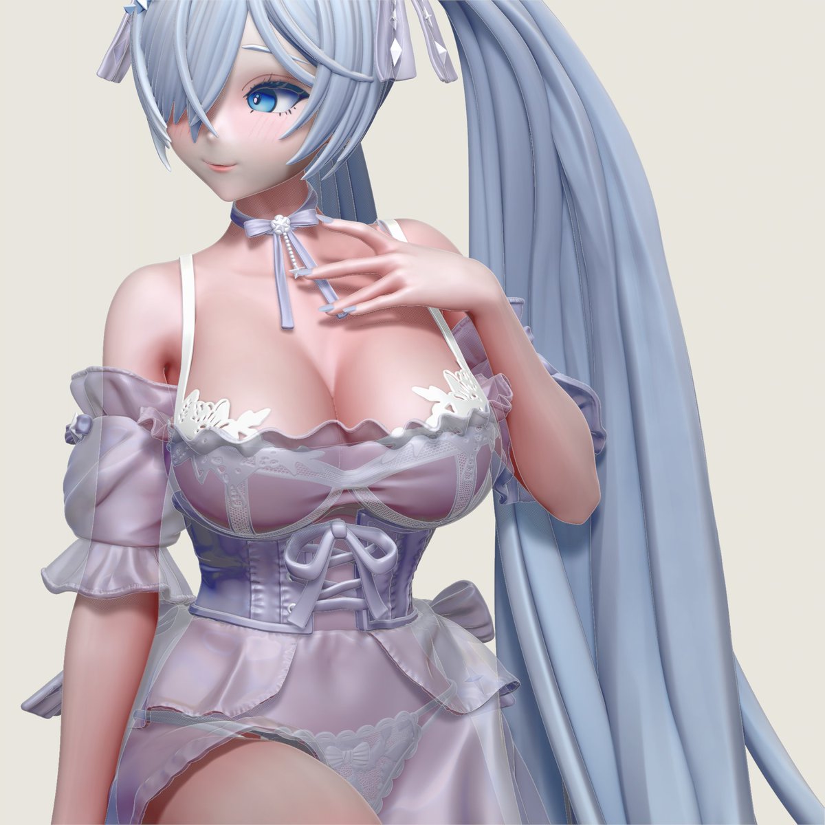 hiyoungboo's tweet image. Just finished her sculpt – what do you think? 👑🖤
Printing file coming soon
#3DModel #AnimeFigure #ZBrush #3DPrinting #NIKKEfanart #Cinderella #nikke #メガニケ
