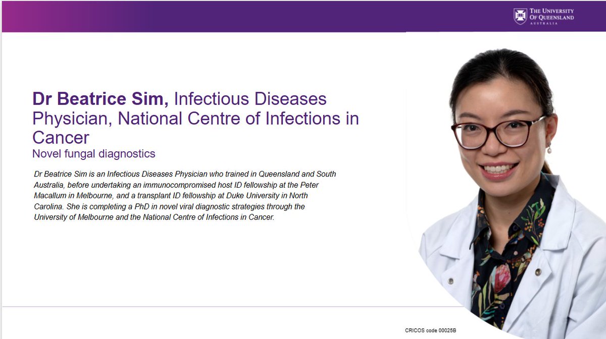 CRE RESPOND (@cre_respond) on Twitter photo Brisbane Transplant Infectious Diseases Day 2025
👏Wonderful presentation by Dr Beatrice Sim on
Novel fungal diagnostics Dr Beatrice Sim
<a href="/BeaCereus/">Beatrice Sim</a> #Transplant #Infection Brisbane Transplant Infectious Diseases Day 2025
👏Wonderful presentation by Dr Beatrice Sim on
Novel fungal diagnostics Dr Beatrice Sim
<a href="/BeaCereus/">Beatrice Sim</a> #Transplant #Infection