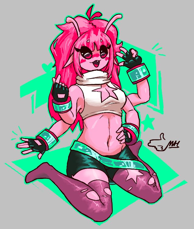 MultiHand23's tweet image. Miso
Art trade with @bunnetea