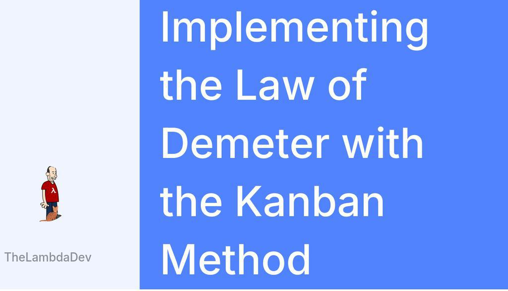 agnaldo4j's tweet image. The Law of Demeter is a design guideline for programming that encourages objects to communicate only with their immediate friends.
Read more 👉 lttr.ai/AeUof
#DemetersLaw #SoftwareDevelopment #ExtremeProgramming