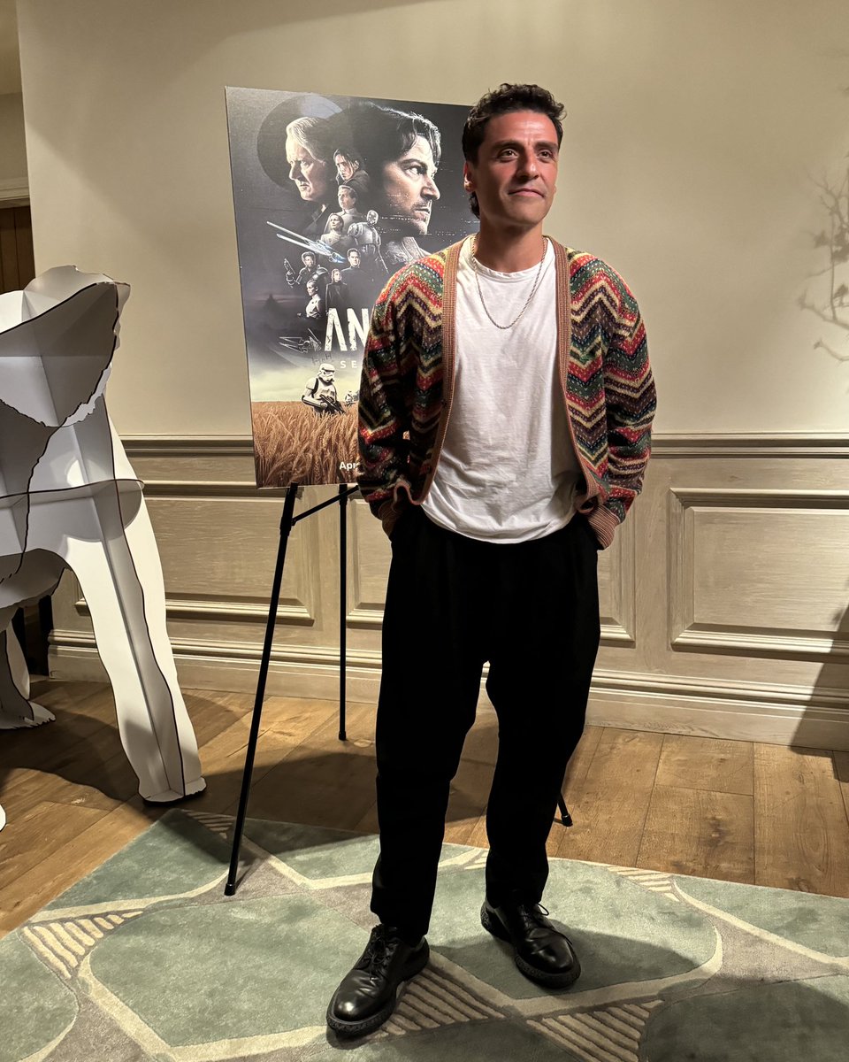 Moderator Oscar Isaac at the Andor Season 2 New York Screening.