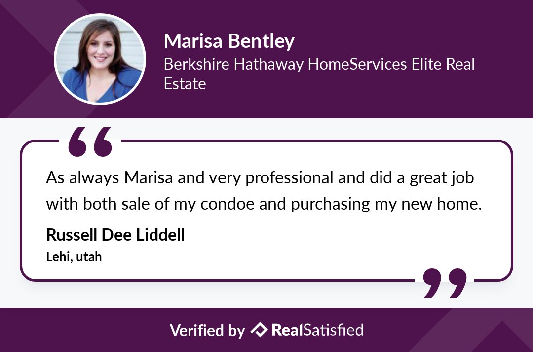 Recommendations like this leave me overjoyed. #BHHSEliteRE #REALTOR #IlovebeingaREALTOR realsatisfied.com/Marisa-Bentley via @realsatisfied