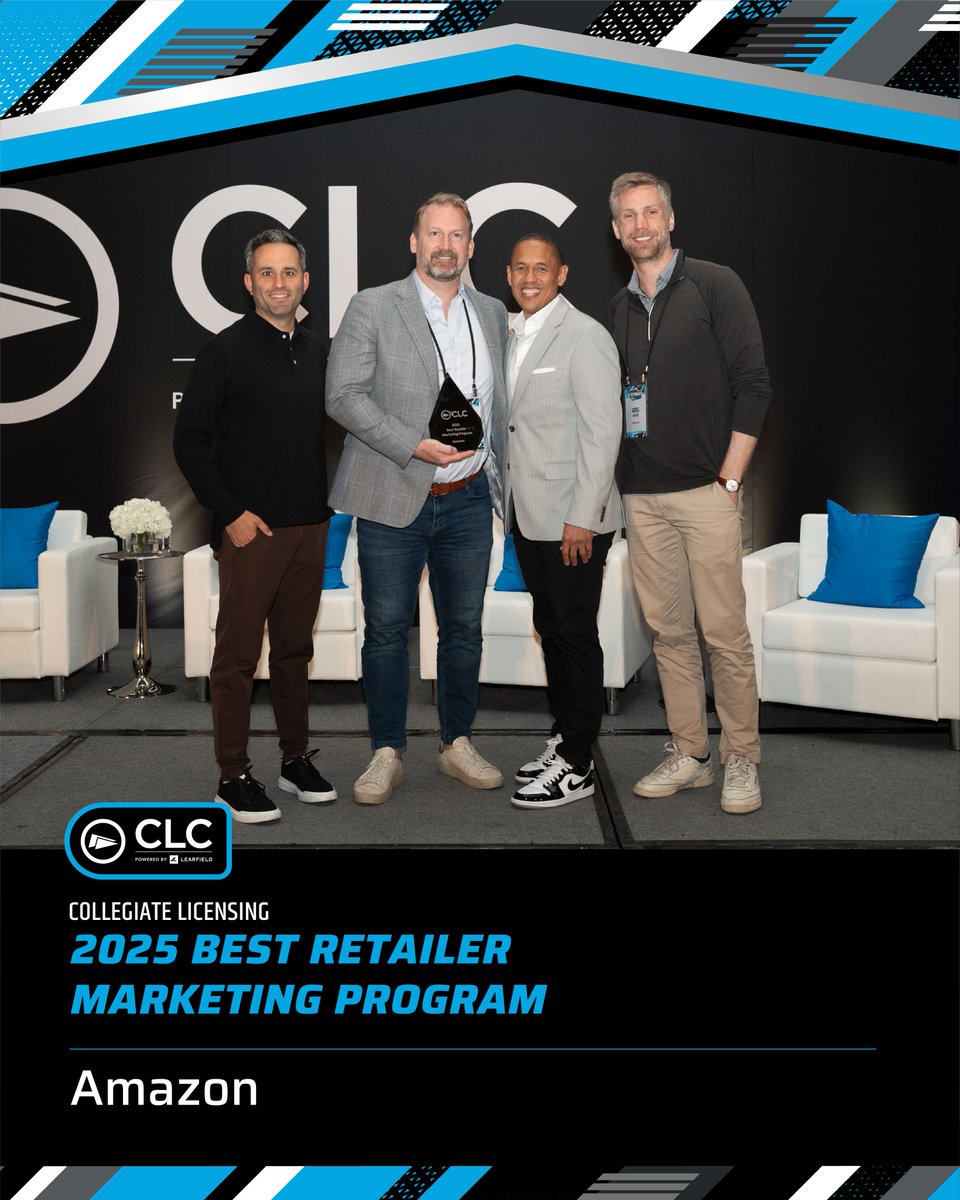 CLC proudly celebrates the programs and partners that made an impact in collegiate licensing this past year through initiatives that elevated college brands. Congrats to this year's CLC Award winners!        

Our 2025 UofNYFW Partner of the Year winner is:
University of Arizona