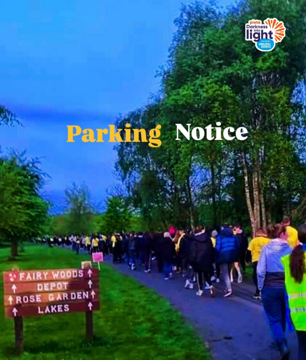 Darkness Into Light Corkagh Park (@dilcorkagh) on Twitter photo Please see instagram for parking details ℹ️ Please see instagram for parking details ℹ️