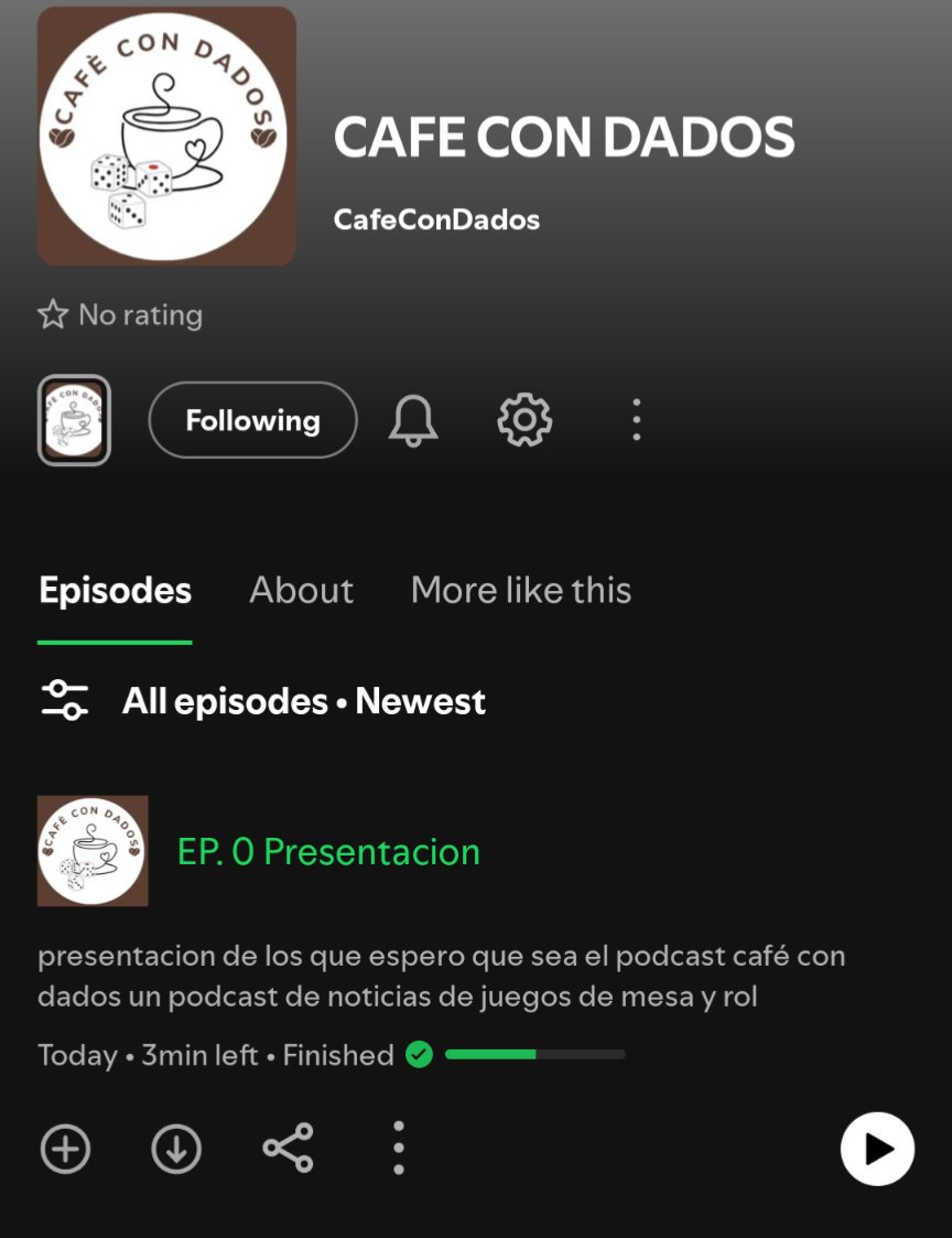Pues parece que esto Comienza

open.spotify.com/episode/3yuujV…
