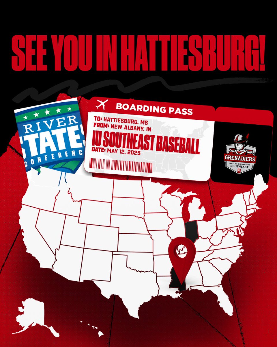 IU Southeast is IN!

@GrenadierDugout earns an at-large berth to the NAIA Tournament, and will head to Hattiesburg, Mississippi as a number four seed!

The Grenadiers will open tournament play against the hosts from William Carey University!