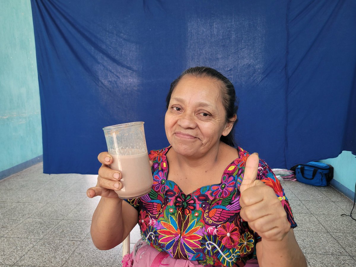 "Que Rico!"<a href="/gethlth/">HLTH CODE</a> you have a new fan in Guatemala...Maria gave us permission to post and thank you. Her sugar dropped today from 426 to 366 about 30 min post shake.  No meds yet.  She is coming back for a recheck an hour. Thank you.