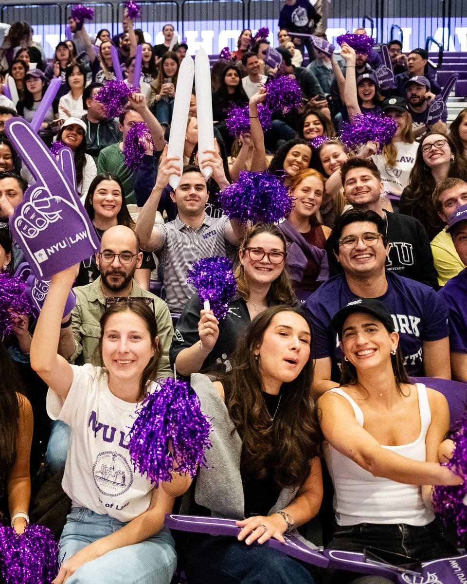 We didn’t win this year but showed up with #VioletPride for the first Deans’ Cup game at NYU in a decade! Thanks to everyone who came out to support &amp; raise money for public interest and community service organizations at Columbia &amp; NYU Law. 📷 by ©Giordano: Courtesy of NYU Photo