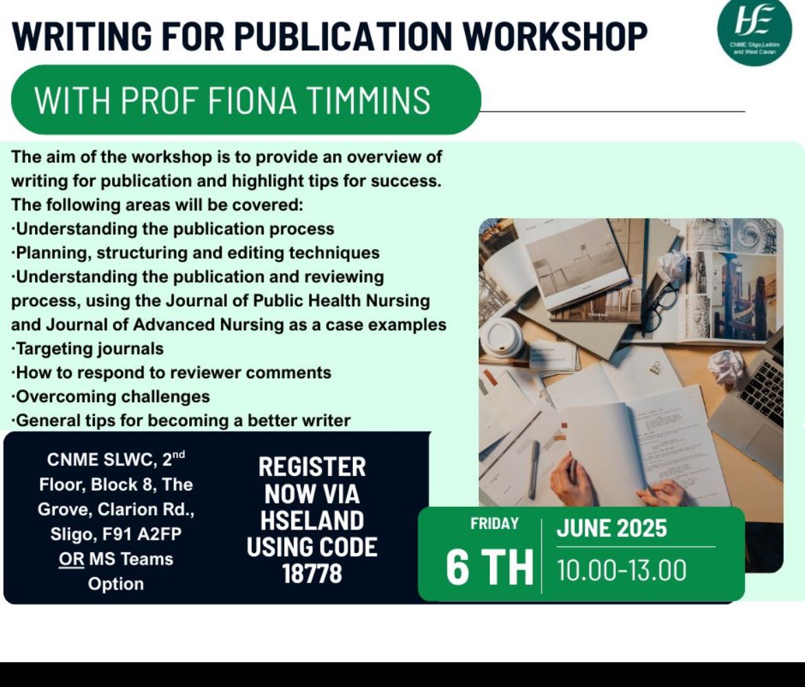 CNME Sligo, Leitrim and West Cavan (@cnmesligo) on Twitter photo This is a fantastic opportunity for anyone considering publishing their work <a href="/donnellymichele/">Michelle Donnelly</a> <a href="/NMPDUNorthWest/">NMPDUNorthWest</a><a href="/MauraHeffernan2/">Maura Heffernan</a> <a href="/julianahenry76/">Juliana Henry</a> <a href="/GSGerShaw/">Dr. Geraldine Shaw</a> This is a fantastic opportunity for anyone considering publishing their work <a href="/donnellymichele/">Michelle Donnelly</a> <a href="/NMPDUNorthWest/">NMPDUNorthWest</a><a href="/MauraHeffernan2/">Maura Heffernan</a> <a href="/julianahenry76/">Juliana Henry</a> <a href="/GSGerShaw/">Dr. Geraldine Shaw</a>