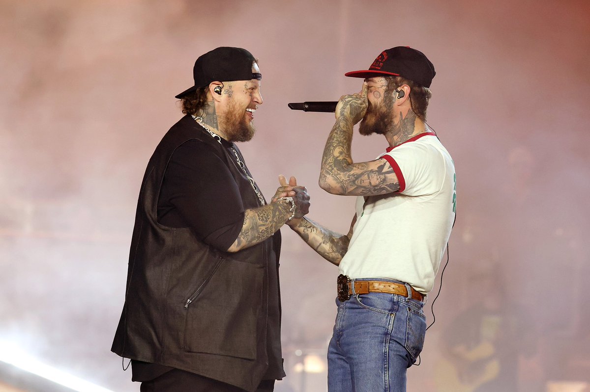 Post Malone kicked off The BIG ASS Stadium Tour last week with Jelly Roll! 🧡 Limited tickets still available to see Posty live at Ford Field on May 18 Jelly Roll, Sierra Ferrell and Chandler Walters! Grab yours before it’s too late! 🎫: Fordfield.com

📸: Kevin