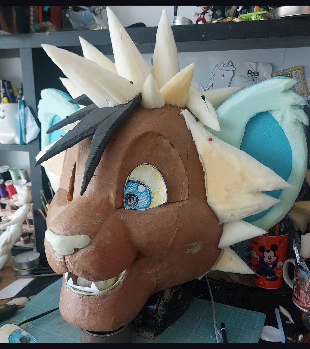 Forgot to post it but this was lion Sora finished head base