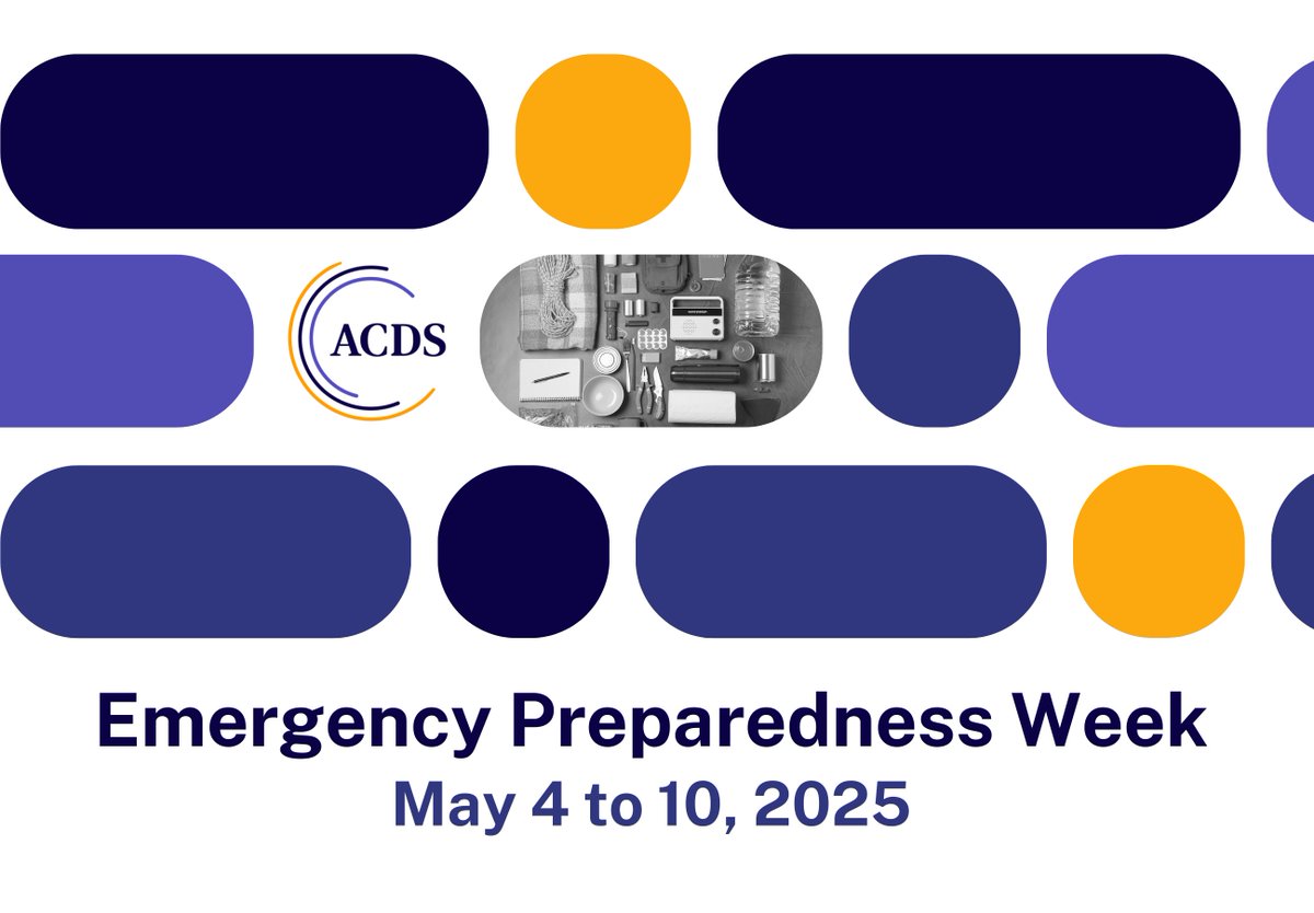 It’s Emergency Preparedness Week in Alberta (May 4–10). Explore insights and practical guidance, alongside tools and resources to support preparedness in your services and community.

Learn more at rb.gy/yzojys. 

#EmergencyPreparedness #CDSAlberta #RiskManagement