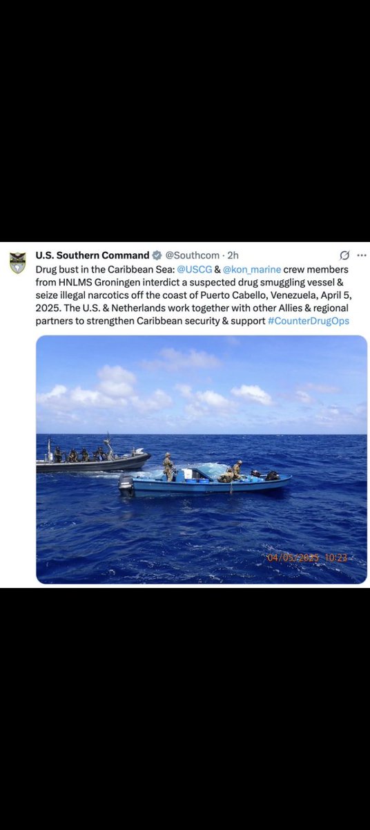 DE ULTIMO MINUTO: El comando sur llegó hasta las costas de puerto cabello y le incautó una droga a Lacava 

Esto esta que arde