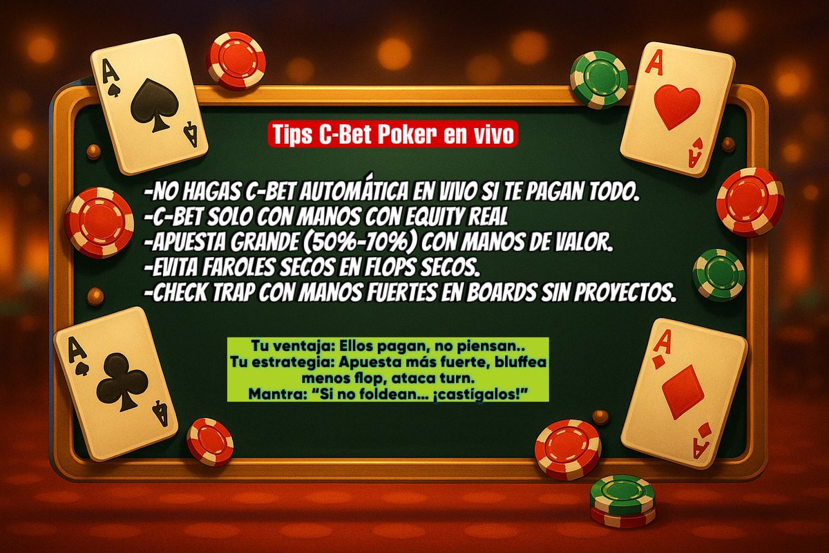 Tips para jugar postflops como un Pro.