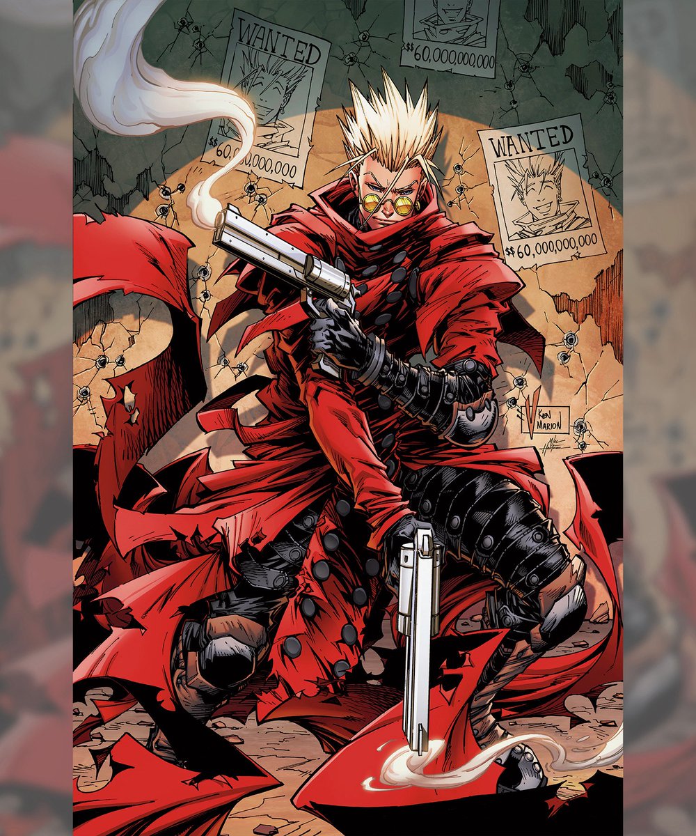 V Ken Marion (@vkmarion) on Twitter photo Vash the Stampede! Whos’s stoked for the new season of Trigun!?
Pencils and inks by me (V Ken Marion), amazing colors by <a href="/Sasquanaut/">Wes Hartman</a> ! If you are interested in getting on my commission list for Heroes Con or Anime NYC, dm/email <a href="/ComicModern/">Modern Mythology Comic Art</a> !
#trigun #vash #vashthestampede Vash the Stampede! Whos’s stoked for the new season of Trigun!?
Pencils and inks by me (V Ken Marion), amazing colors by <a href="/Sasquanaut/">Wes Hartman</a> ! If you are interested in getting on my commission list for Heroes Con or Anime NYC, dm/email <a href="/ComicModern/">Modern Mythology Comic Art</a> !
#trigun #vash #vashthestampede