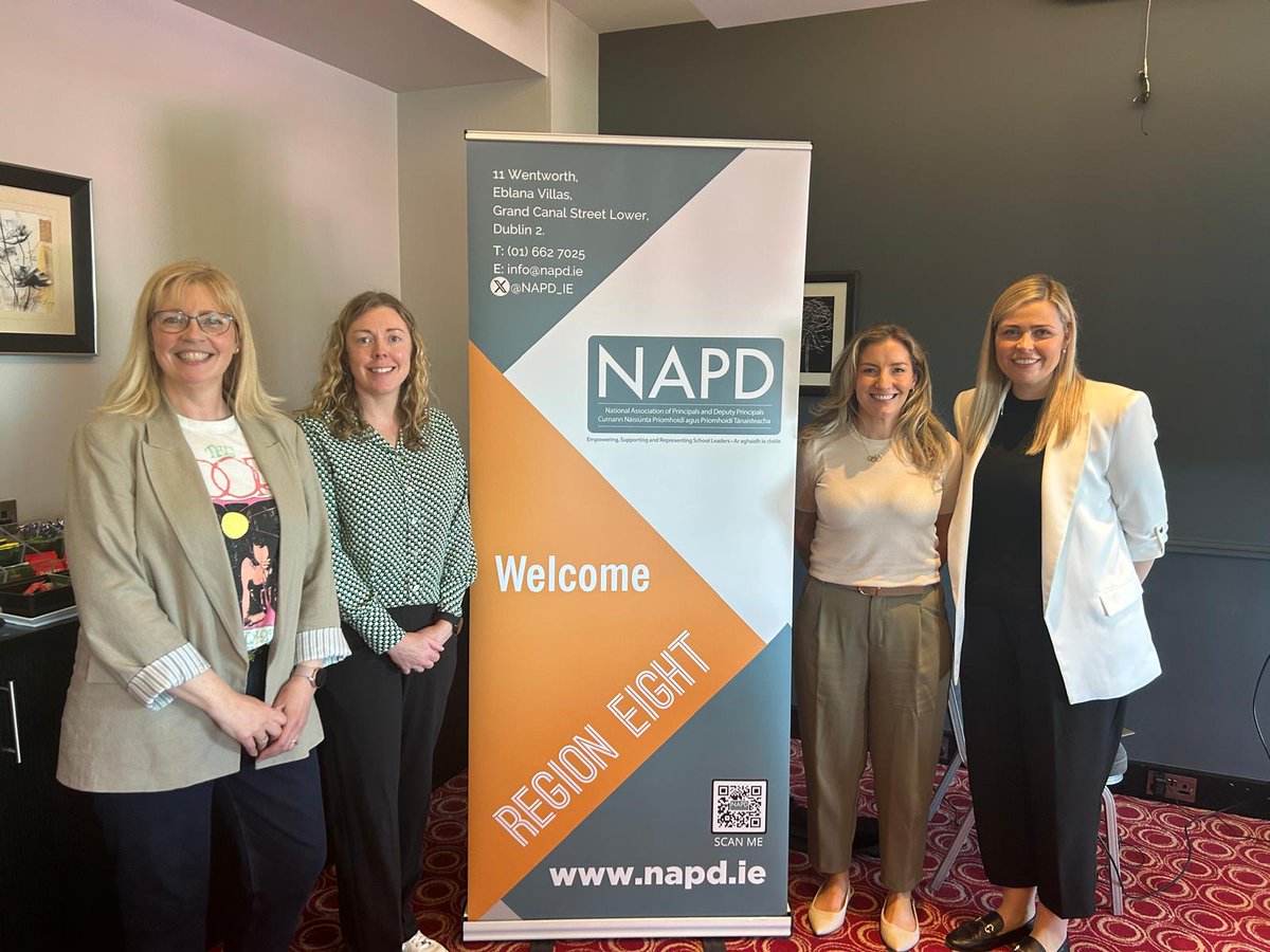 NAPD (@napd_ie) on Twitter photo A brilliant Region 8 meeting took place yesterday, with input from @patriciamannixm and Director Paul Crone, huge thanks to Lucia, Ciara, Jean-Marie and regional committee for their work on behalf of our members!! Congrats to Sarah Jane for winning overnight <a href="/Knightsbrook1/">Knightsbrook Hotel, Spa & Golf Resort</a> ! A brilliant Region 8 meeting took place yesterday, with input from @patriciamannixm and Director Paul Crone, huge thanks to Lucia, Ciara, Jean-Marie and regional committee for their work on behalf of our members!! Congrats to Sarah Jane for winning overnight <a href="/Knightsbrook1/">Knightsbrook Hotel, Spa & Golf Resort</a> !