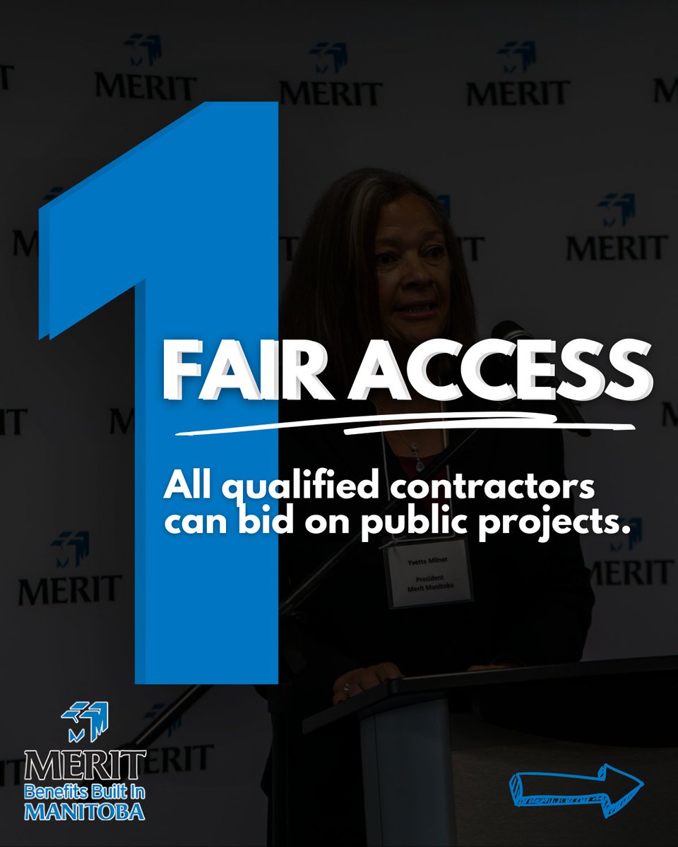 MeritManitoba's tweet photo. Why Does Open Tendering Matters for Manitoba’s Construction Industry?

When competition is fair, everyone benefits. Support fairness in construction and contact Merit Manitoba today to learn more.

#MeritManitoba #OpenTendering #FairCompetition #ConstructionAdvocacy https://t.co/2Mcy6cvxkC