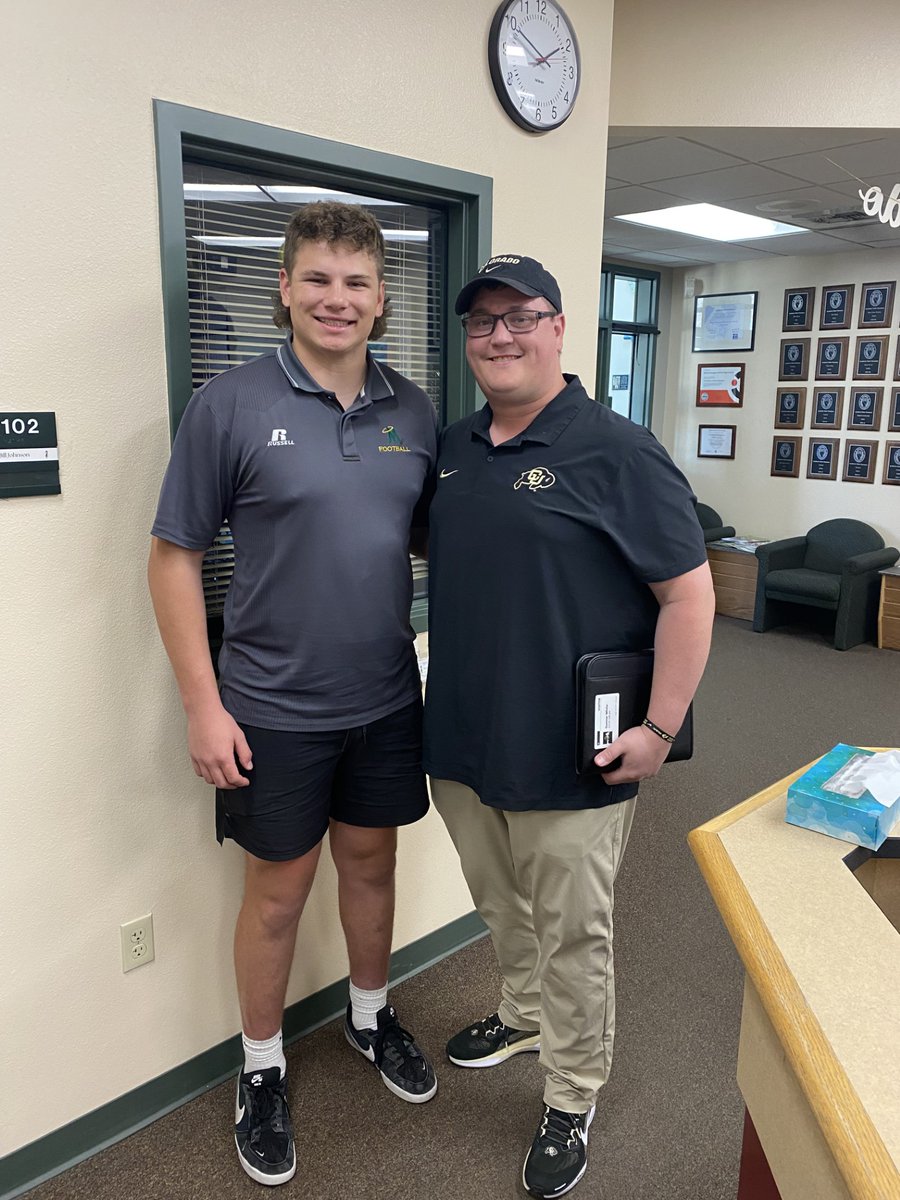 Kole Cronin (@kolelcronin) on Twitter photo Thank you <a href="/Coach_Gunnar/">Gunnar White</a> for coming out and seeing me! I am really grateful for the offer and can't wait to learn more about Colorado Football!!
<a href="/eehowren/">Ernie Howren</a> <a href="/c_manu75/">Charles Manu</a> <a href="/BrandonHuffman/">Brandon Huffman</a> <a href="/PrepRedzoneNV/">Prep Redzone Nevada</a> <a href="/RGJpreps/">RGJ preps</a> <a href="/NevadaSportsNet/">Nevada Sports Net</a> <a href="/ManogueFB/">Manogue Football</a> Thank you <a href="/Coach_Gunnar/">Gunnar White</a> for coming out and seeing me! I am really grateful for the offer and can't wait to learn more about Colorado Football!!
<a href="/eehowren/">Ernie Howren</a> <a href="/c_manu75/">Charles Manu</a> <a href="/BrandonHuffman/">Brandon Huffman</a> <a href="/PrepRedzoneNV/">Prep Redzone Nevada</a> <a href="/RGJpreps/">RGJ preps</a> <a href="/NevadaSportsNet/">Nevada Sports Net</a> <a href="/ManogueFB/">Manogue Football</a>
