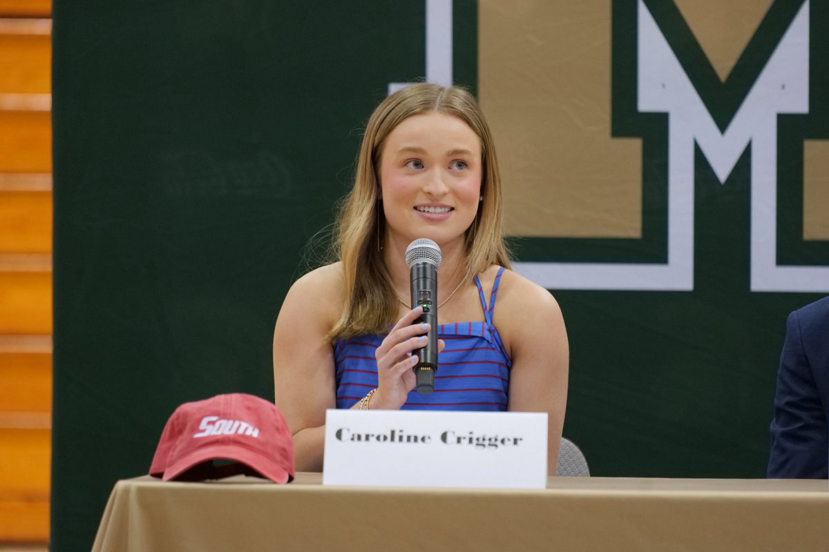 Congratulations to Caroline, Bobby and Ashby who signed on to compete at the next level at our spring signing day!

Details + photos ➡️ mbhsspartans.com/news/2025/5/7/…