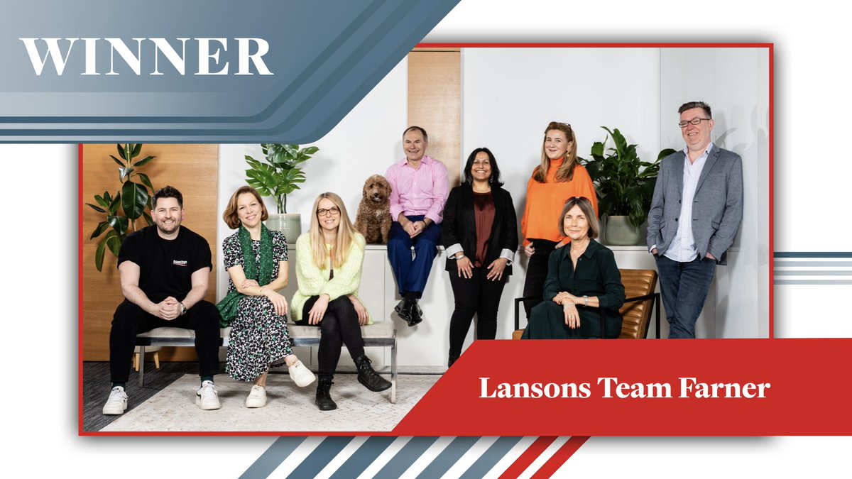 PRWeekAwards (@prweekawards) on Twitter photo Congratulations to <a href="/LansonsLatest/">Lansons | Team Farner</a> for winning in the Best Integrated Agency category at the #PRWeekCorporateAffairsAwards 2025!
View the results: prweekcorporateaffairsawards.com/results-2025 Congratulations to <a href="/LansonsLatest/">Lansons | Team Farner</a> for winning in the Best Integrated Agency category at the #PRWeekCorporateAffairsAwards 2025!
View the results: prweekcorporateaffairsawards.com/results-2025