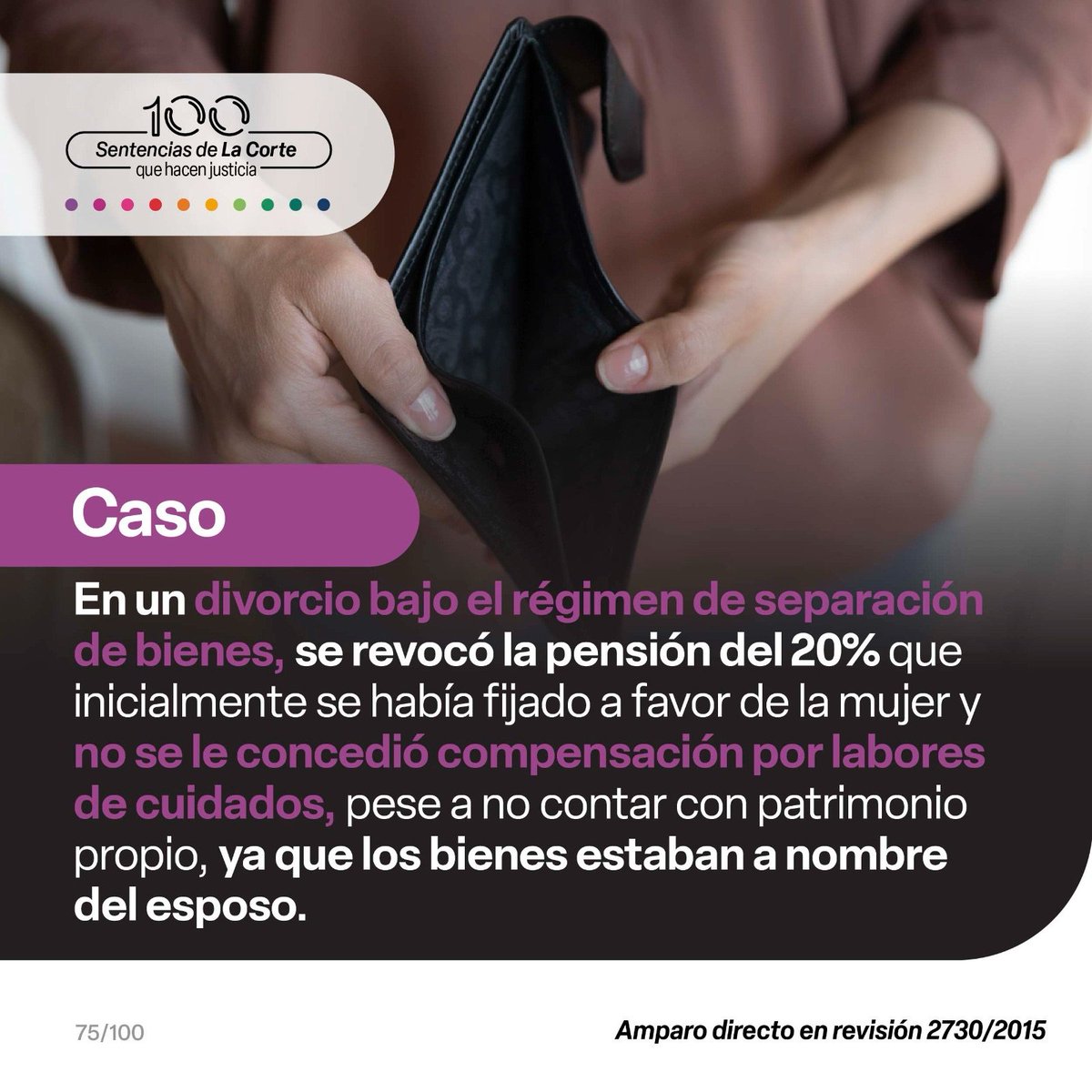 SCJN's tweet photo. 🏠💍 Si te casaste por bienes separados, ¿puedes acceder a una compensación económica por haberte dedicado al cuidado del hogar?

Conoce lo que #LaCorte resolvió al respecto en #100Sentencias 👇 https://t.co/BB0qO4ad3A