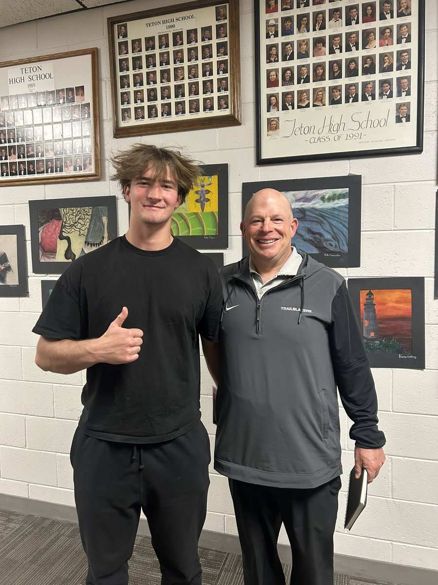 Had a great meeting with <a href="/CoachL_Anderson/">Lance Anderson</a> and <a href="/UtahTech_Fball/">Utah Tech Football</a>!! #FEO