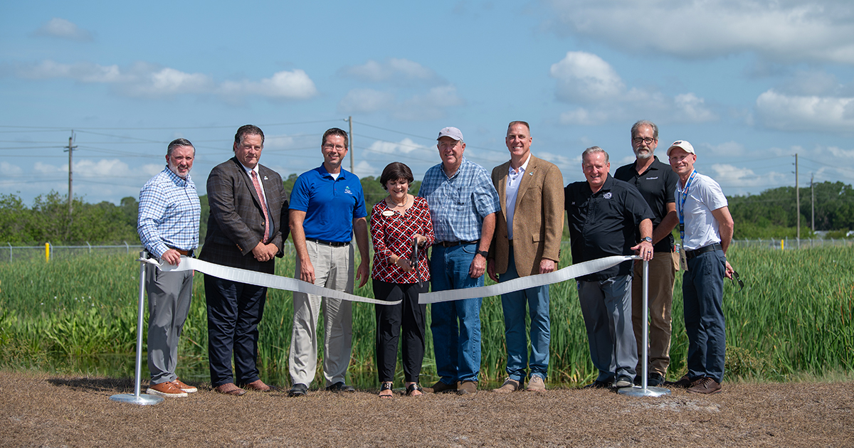 Today, Polk County celebrated the Constructed Wetlands Leachate Treatment System at the North Central Landfill with a ribbon cutting ceremony.

The innovative treatment system demonstrates Polk's commitment to environmental sustainability and public responsibility. #PolkCountyFL