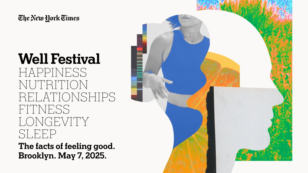 NYTimes Communications (@nytimespr) on Twitter photo Today <a href="/nytimes/">The New York Times</a> hosted the inaugural Well Festival, a day of conversations dedicated to a singular theme: maximizing happiness. Catch-up on highlights from today's interviews here:
nytimes.com/live/2025/05/0… Today <a href="/nytimes/">The New York Times</a> hosted the inaugural Well Festival, a day of conversations dedicated to a singular theme: maximizing happiness. Catch-up on highlights from today's interviews here:
nytimes.com/live/2025/05/0…