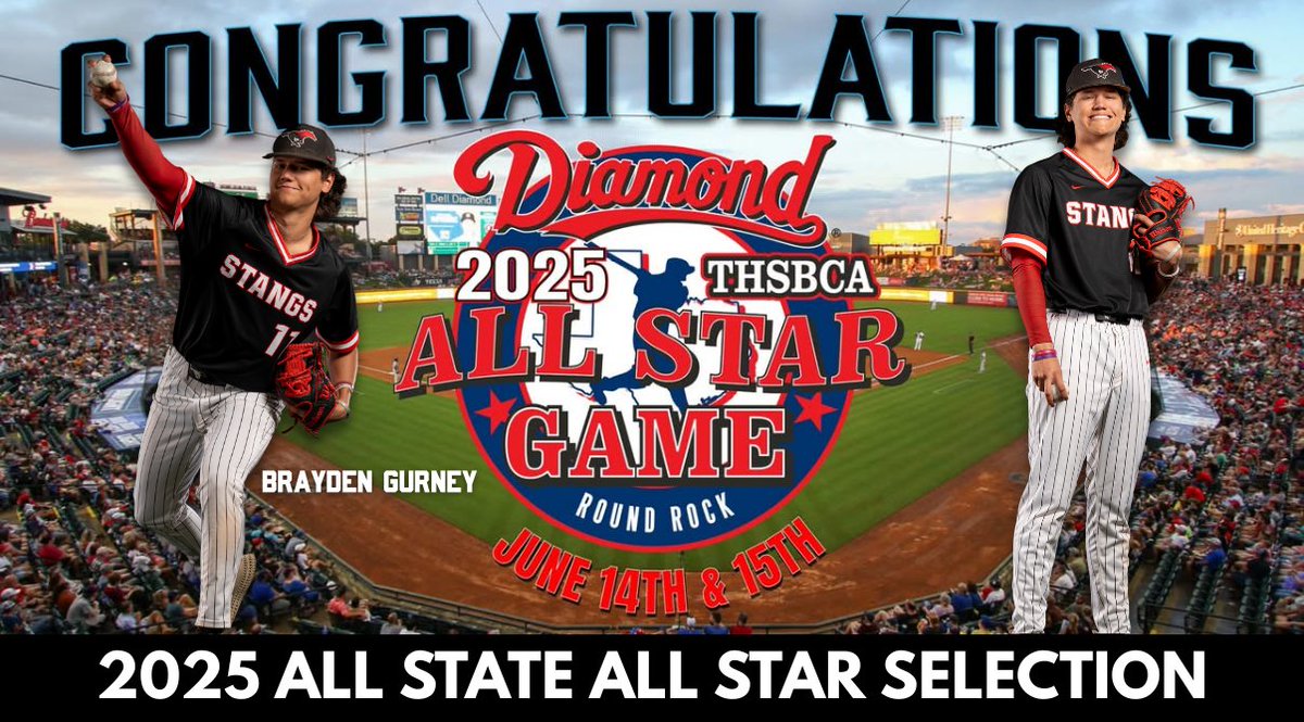 ⚾ Congrats to Mustang senior, Brayden Gurney, on being selected to play in the THSBCA All-Star game! ⚾

Way to go Brayden!

#ShallowaterISD #InAClassOfOurOwn