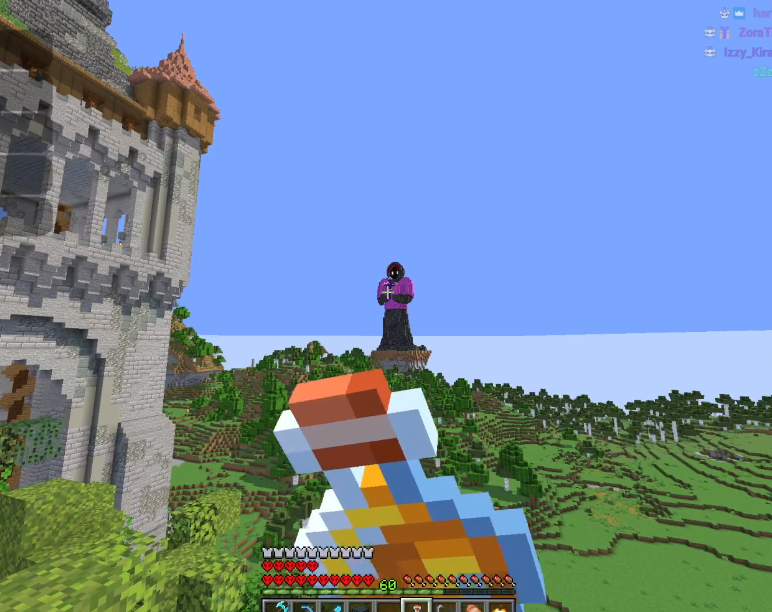 today on drunkboyhalo, hes silently drinking while staring at the keeper statue with music