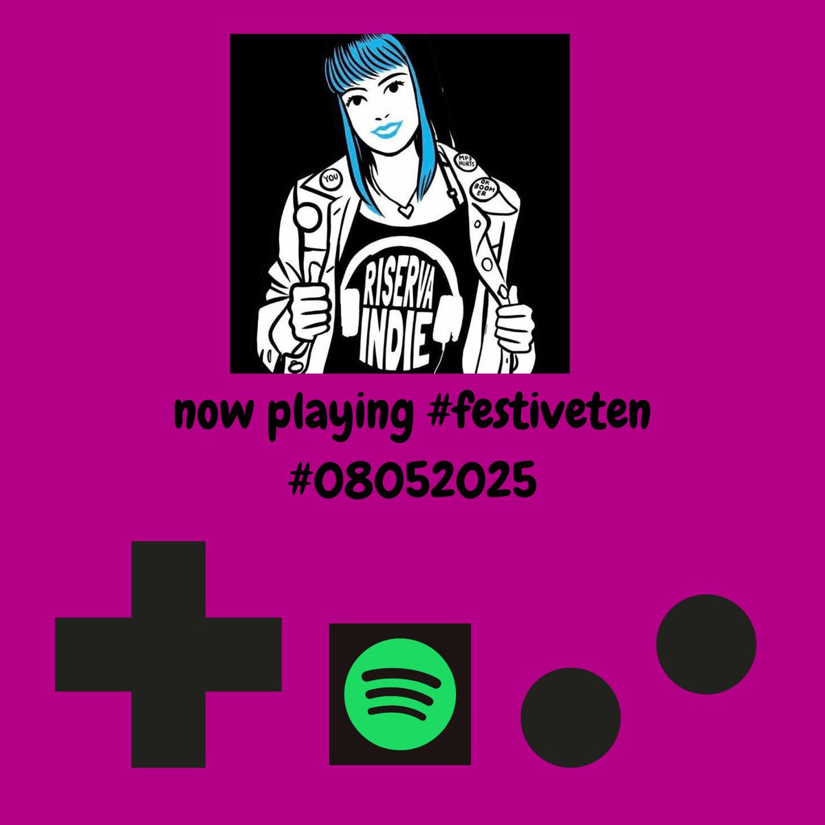 Nuova #festiveten di #riservaindie disponibile su #Spotify. La ascolti su open.spotify.com/playlist/0Z0z9…
