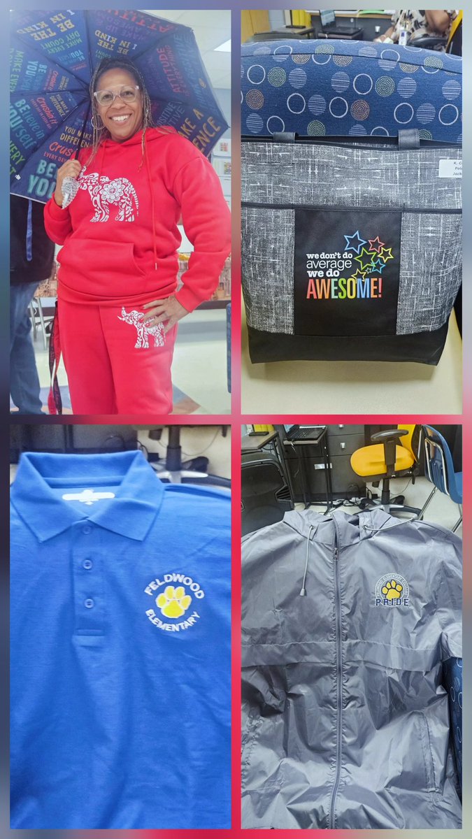 Feldwood Elementary School (@feldwoodes) on Twitter photo Our principal is better than yours! She keeps us looking good in the Feldwood gear! Thank you <a href="/shantarawcrooks/">Shantara Whitaker Crooks</a> for our Teacher Appreciation gifts....not 1 but 4!! <a href="/FultonCoSchools/">FultonCountySchools</a> <a href="/FeldwoodES/">Feldwood Elementary School</a> Our principal is better than yours! She keeps us looking good in the Feldwood gear! Thank you <a href="/shantarawcrooks/">Shantara Whitaker Crooks</a> for our Teacher Appreciation gifts....not 1 but 4!! <a href="/FultonCoSchools/">FultonCountySchools</a> <a href="/FeldwoodES/">Feldwood Elementary School</a>