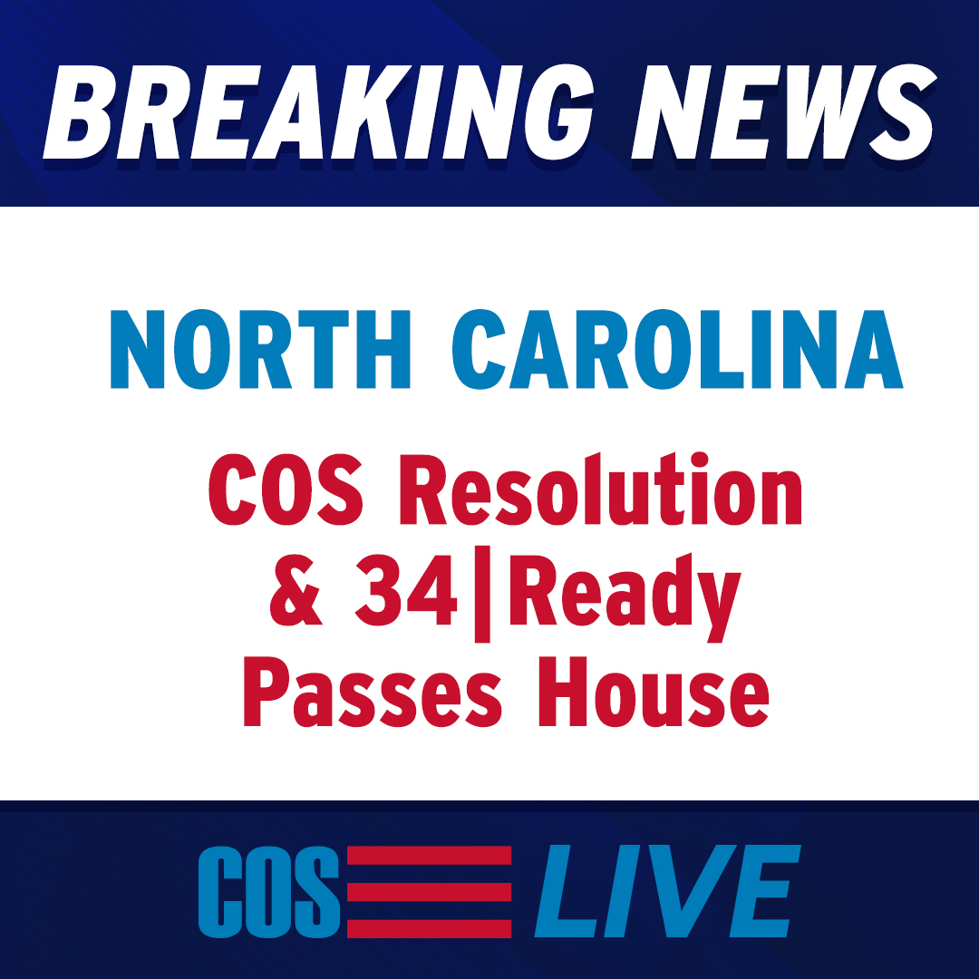BREAKING: North Carolina House passes COS application and 34|Ready!

Get the details: conventionofstates.com/news/north-car…