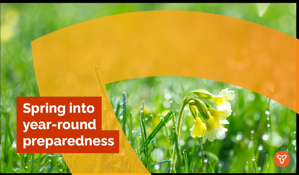 This spring, make preparedness a priority!

Ontario has both seasonal-specific and year-round hazards. For preparedness tips and advice for Ontario’s top hazards, visit:  ontario.ca/EmergencyPrepa…