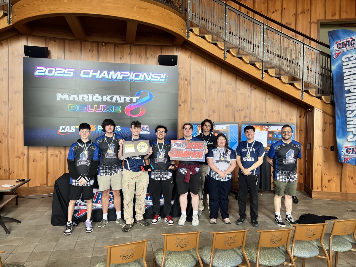 MASSIVE congratulations to our phenomenal eSports team! They've done it again, securing their second consecutive state championship! Back-to-back victories – that's not just winning, that's building a dynasty! Let's hear it for our champions!