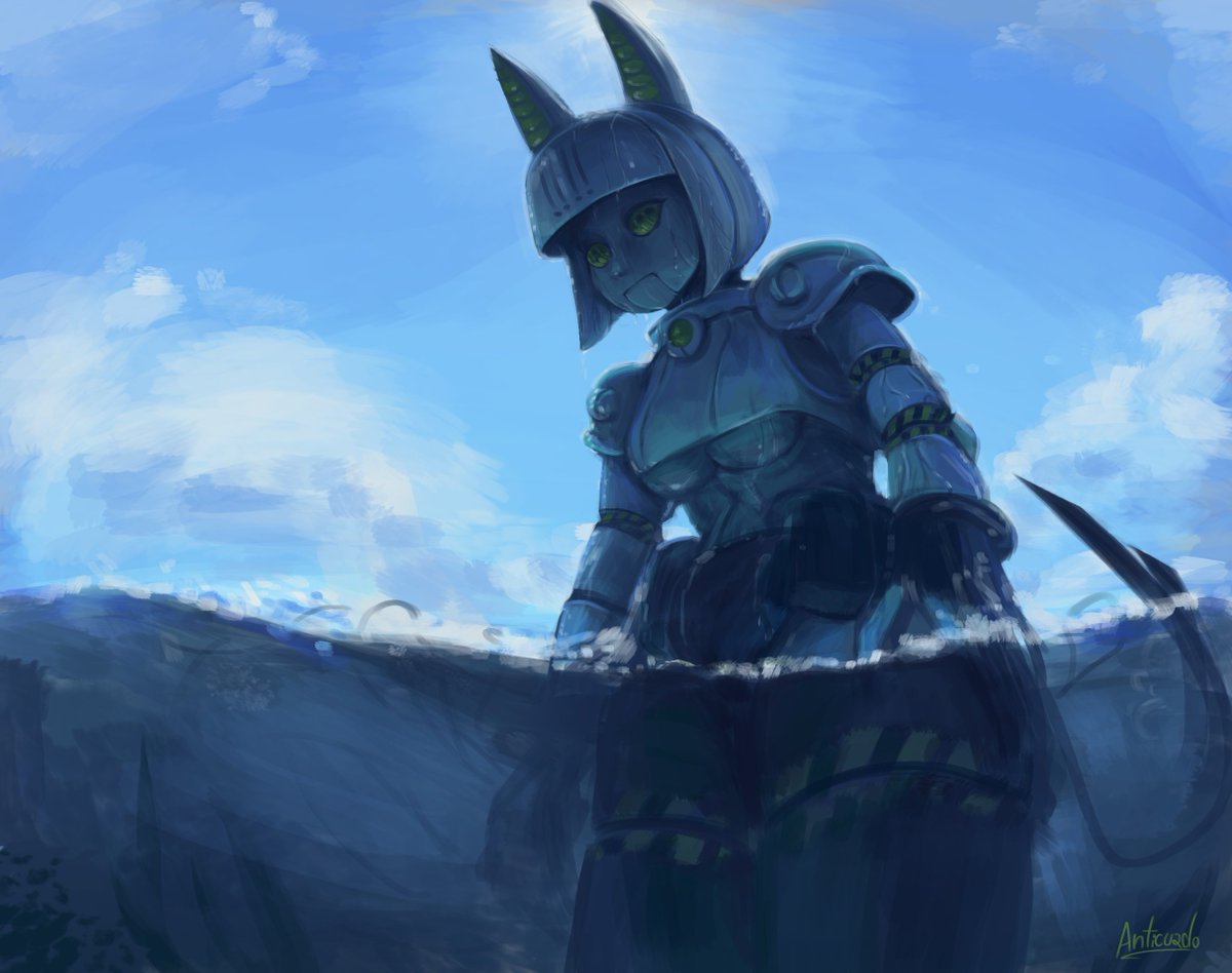 AnticuadoKnight's tweet image. Did my first art stream and painted this.
#Skullgirls