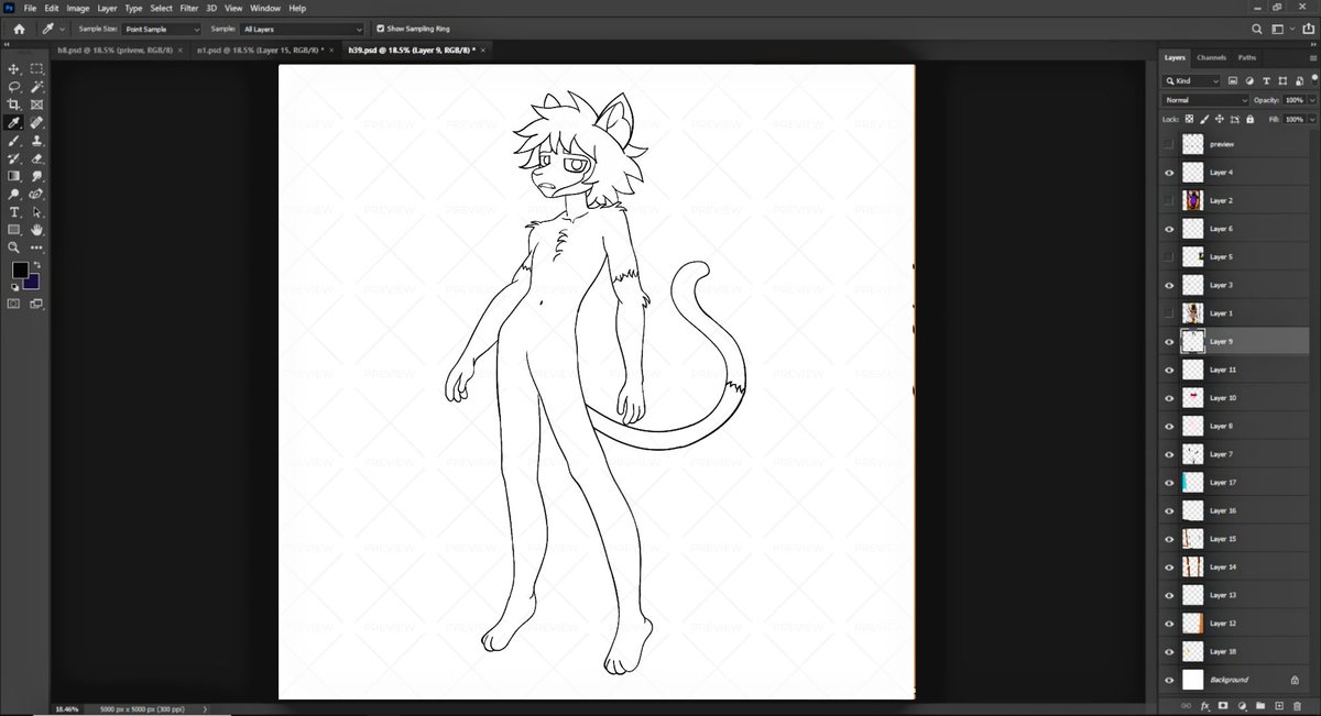 Bringing a new character to life ✨ 
Sketch phase complete! 
Stay tuned for colors and details ❤️