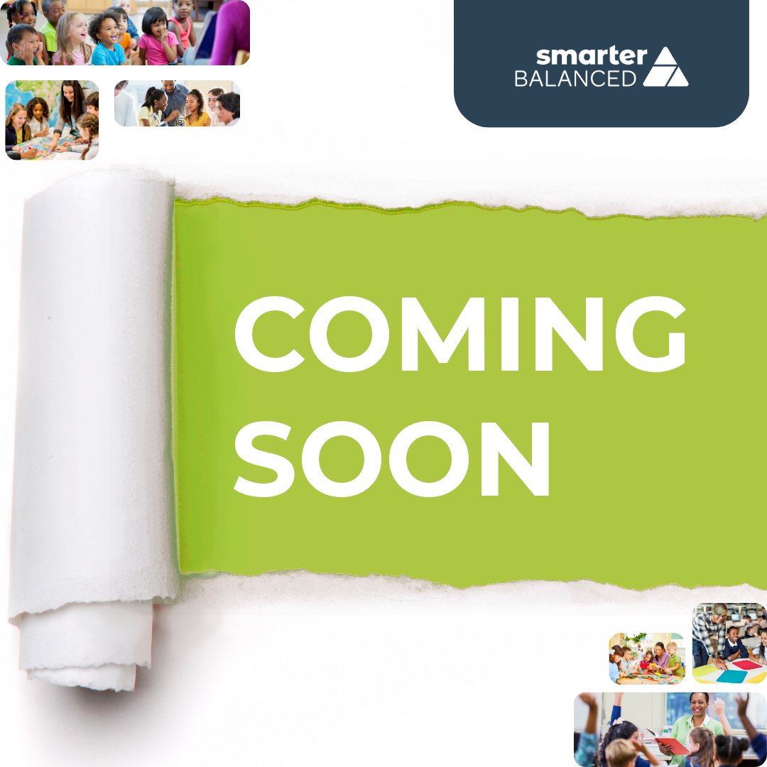 🎉🏆 Coming soon: Smarter Balanced Teaching and Learning Innovation Awards recipients!

Get ready to be inspired by the public school districts being recognized for their groundbreaking work that's transforming teaching and learning.

#InnovationInEducation #TeachingExcellence