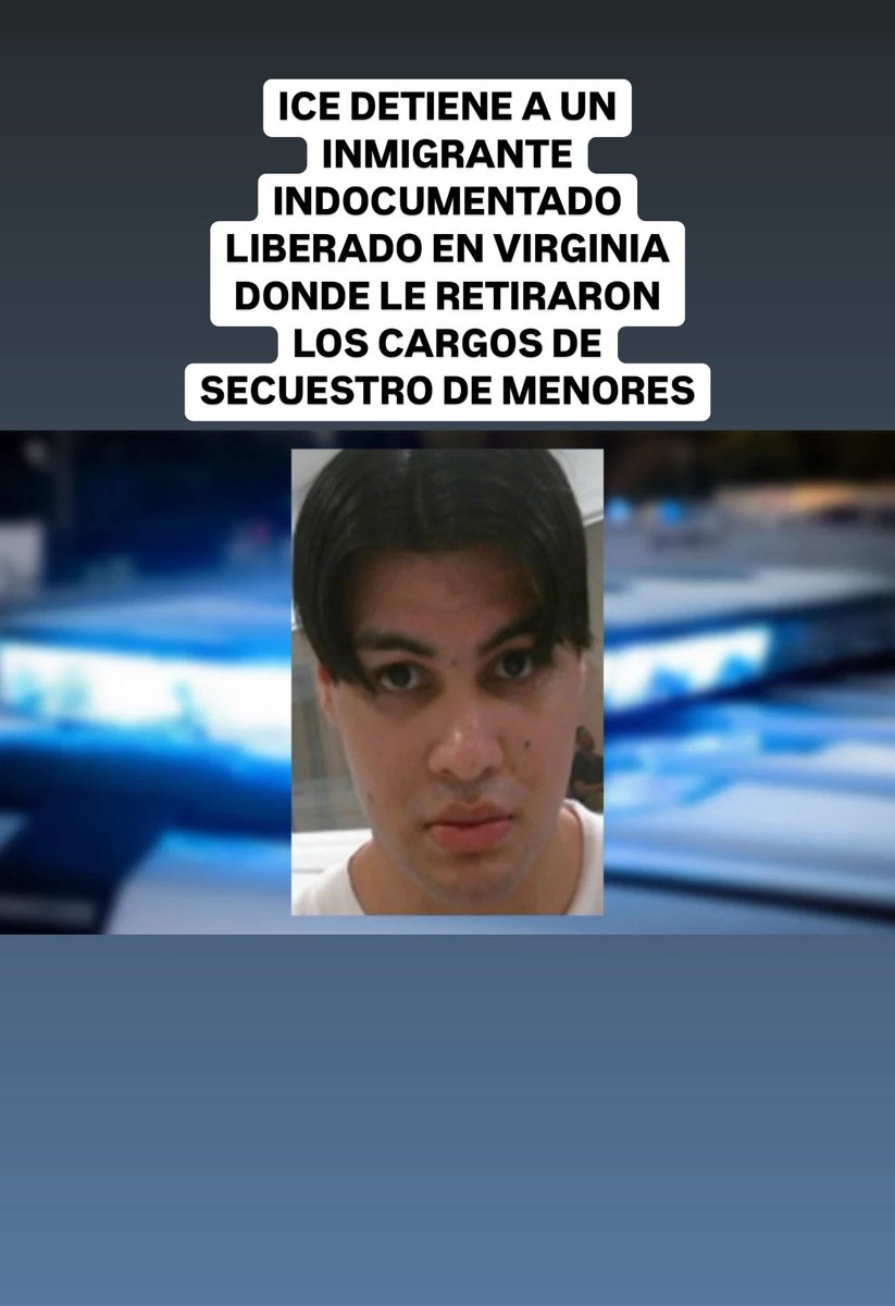 Agentes ICE en Washington, D.C., detuvieron a Hyrum Baquedano-Rodríguez, de 26 años, en Fairfax, Virginia, el 2 de mayo, según informaron las autoridades en un comunicado de prensa.