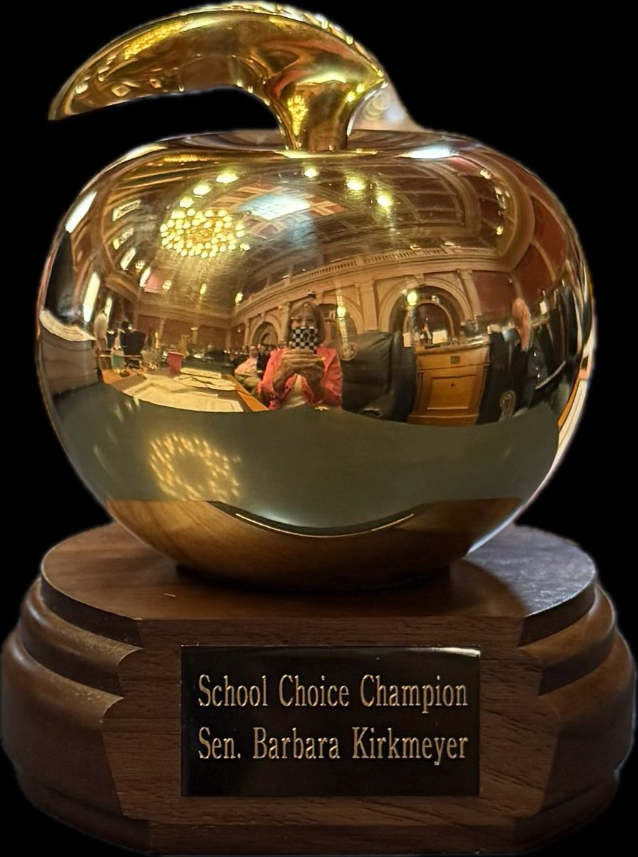 I rec’d the Golden Apple award, a testament to dedication &amp; hard work! 
And the School Finance Act passed which included my amd to establish the Kids Matter fund, ensuring the State prioritizes education &amp; never compromises students’ futures for budgetary gains
#coleg #copolitics