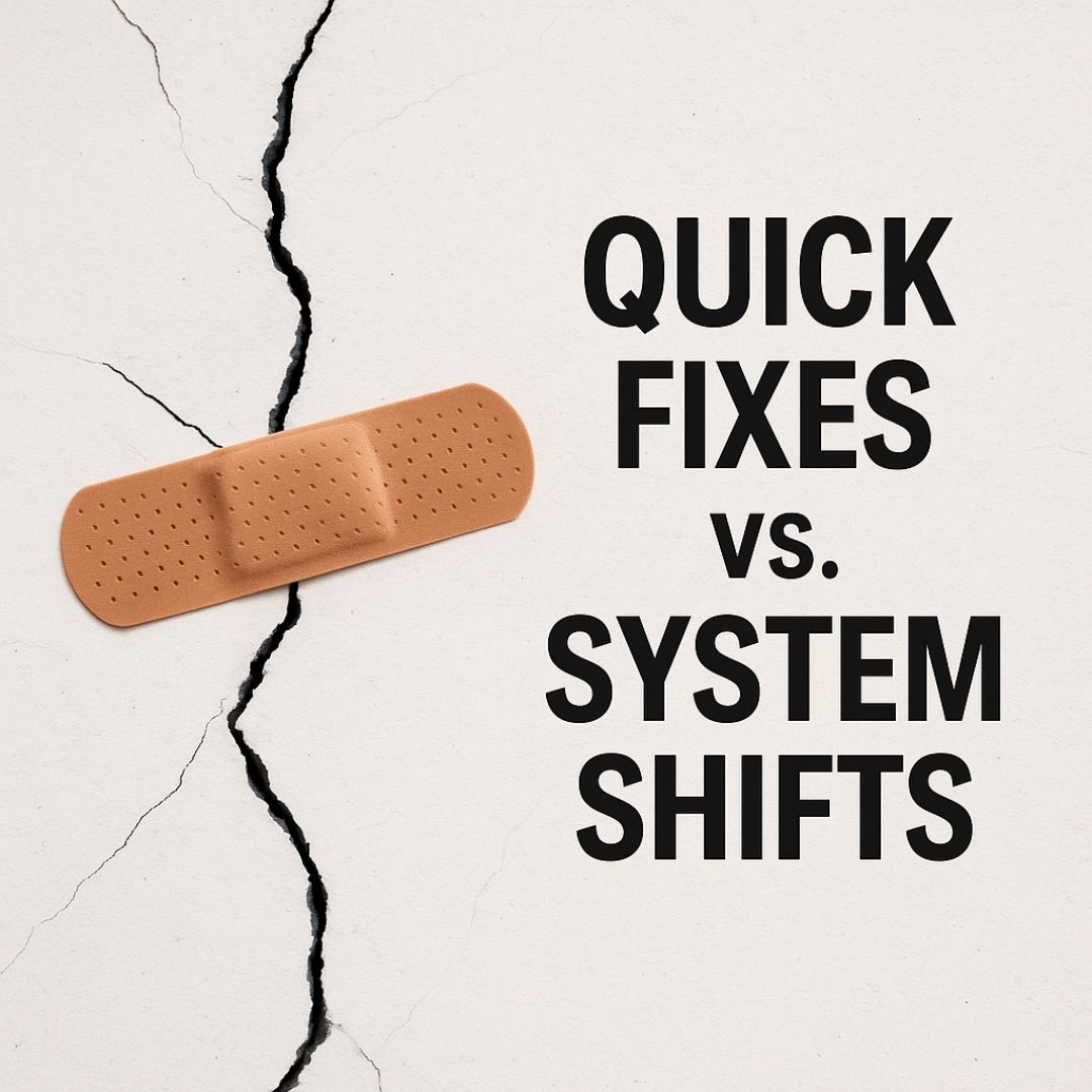 The difference between a pilot project and real systems innovation?

One treats the symptoms.
The other changes the system that created them.

If you’re not shifting incentives, relationships, or feedback loops… you might be missing the point.

#SystemsChange #SocialInnovation