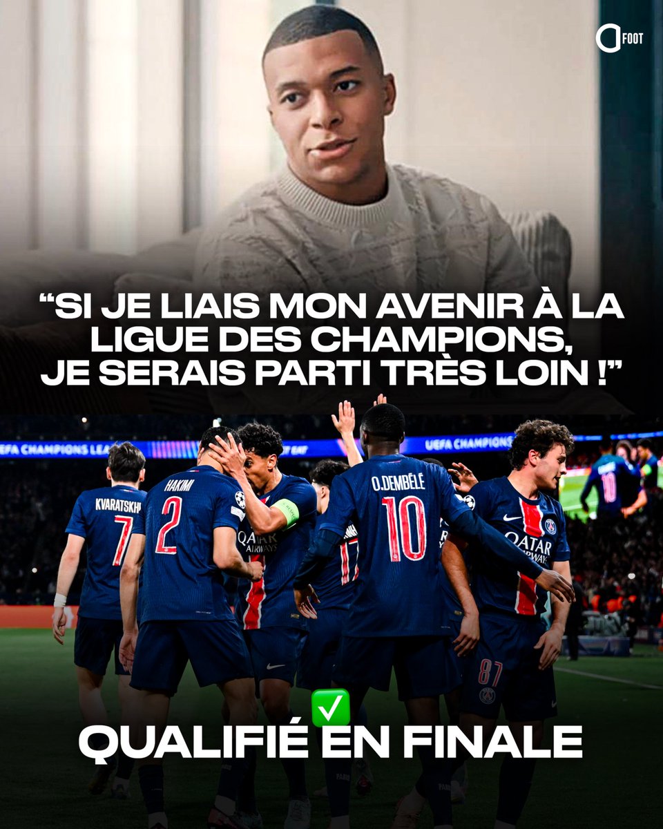 Peut-on entrer dans la légende peu importe où on se retrouve ?
Le Graal ne se révélerait-il pas justement au bout de l’épuisement, lorsque persévérer devient un acte de foi, malgré l’absence de toute assurance immédiate de succès ?
#Mbappé #PSG #UCLFinal - Champions League 🍀