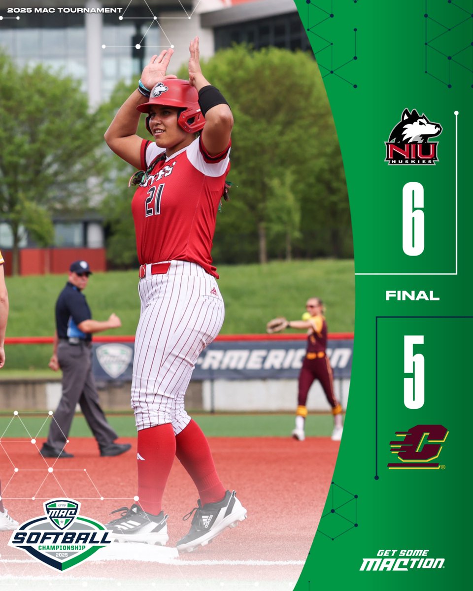 MACtion (@macsports) on Twitter photo HUSKIES WIN! ๐บ
<a href="/NIUSoftball/">NIU Softball</a> wins it in extra innings at Firestone Stadium & advance to play No.2 Ohio on Thursday at 2:30 PM ET!
<a href="/NIUSoftball/">NIU Softball</a> | #MACtion HUSKIES WIN! ๐บ
<a href="/NIUSoftball/">NIU Softball</a> wins it in extra innings at Firestone Stadium & advance to play No.2 Ohio on Thursday at 2:30 PM ET!
<a href="/NIUSoftball/">NIU Softball</a> | #MACtion