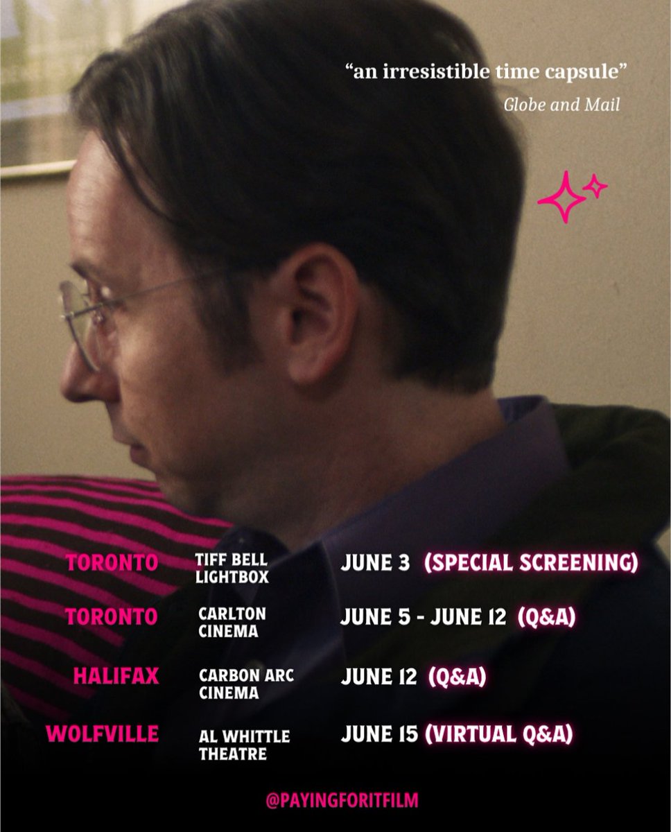 🎬 <a href="/payingforitfilm/">Payingforitfilm</a>  MAY | JUNE  hits the road across Canada + U.S. : SEATTLE  International Film Fest,  Montréal Comic Arts Festival &amp; <a href="/TorontoComics/">TCAF The Toronto Comic Arts Festival</a> Q&amp;A’s, events &amp; more!  

VANCOUVER, SEATTLE, MONTRÉAL, SUDBURY, TORONTO , HALIFAX AND WOLFVILLE Tickets: payingforitfilm.com