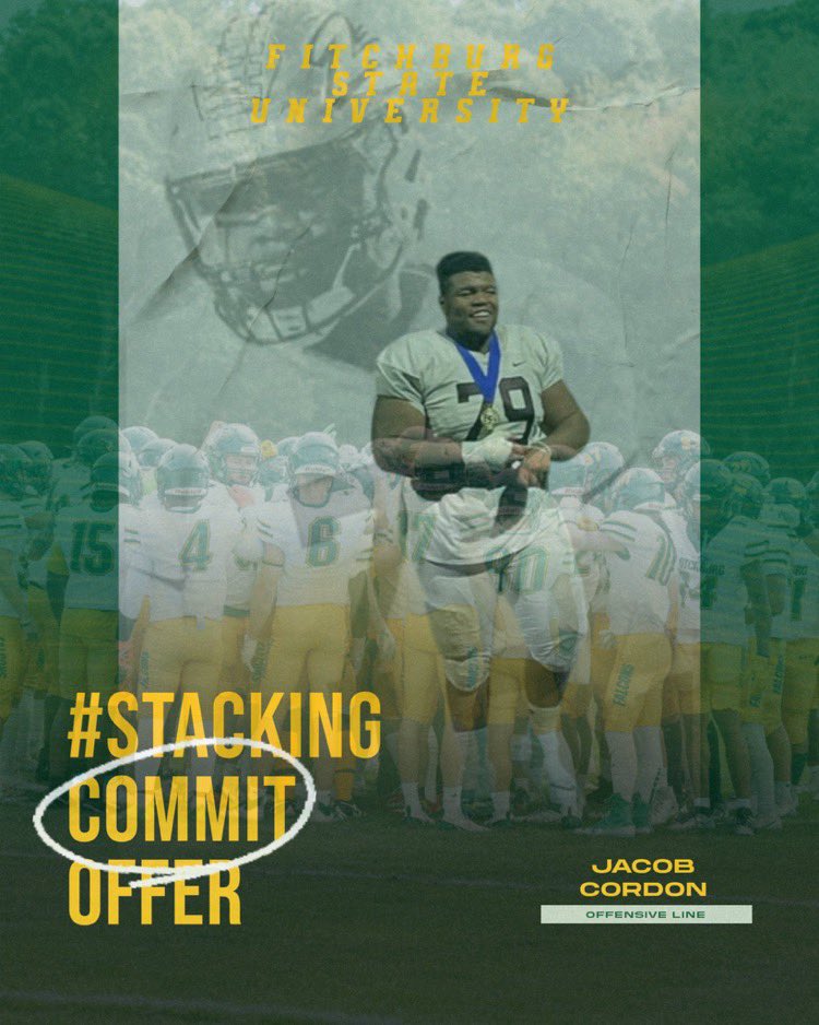 Jacob Cordon (@cordon_jacob79) on Twitter photo Committed <a href="/CoachIz_Abraham/">Izzy Abraham</a> <a href="/CoachSchiavone1/">Max Schiavone</a> <a href="/FSUFalconsFB/">Fitchburg State Football</a>
Let’s Get this thing going!! 💪🏾 Committed <a href="/CoachIz_Abraham/">Izzy Abraham</a> <a href="/CoachSchiavone1/">Max Schiavone</a> <a href="/FSUFalconsFB/">Fitchburg State Football</a>
Let’s Get this thing going!! 💪🏾