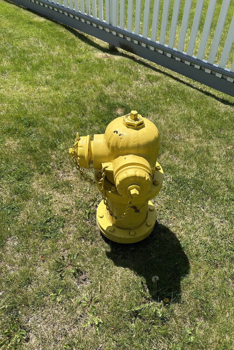 ⁦<a href="/timhhartley/">Tim Hartley</a>⁩ This lonely fire hydrant was on the grass at a St Fagans-style historical museum in Detroit and I thought of you!