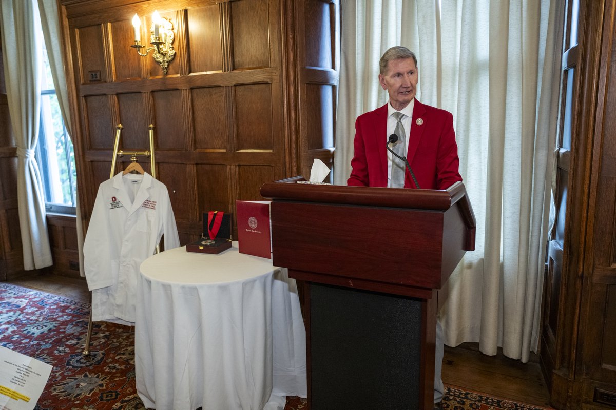 Walter “Ted” Carter Jr. (@ohiostatepres) on Twitter photo Lynda and I were honored to join <a href="/OhioState/">Ohio State</a> friends and colleagues last night in celebrating the new Rita Jean Wolfe Deanship in the <a href="/OSUVetCollege/">OhioStateVetCollege</a>. We’re deeply grateful to the Wolfe family and Wolfe Foundation for generously honoring Rita’s life and love of animals in this way. Lynda and I were honored to join <a href="/OhioState/">Ohio State</a> friends and colleagues last night in celebrating the new Rita Jean Wolfe Deanship in the <a href="/OSUVetCollege/">OhioStateVetCollege</a>. We’re deeply grateful to the Wolfe family and Wolfe Foundation for generously honoring Rita’s life and love of animals in this way.